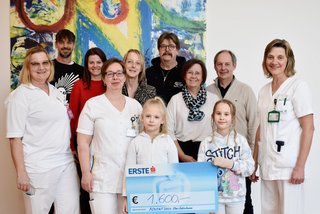 Das Palliativteam bedankte sich für die großzügige Spende