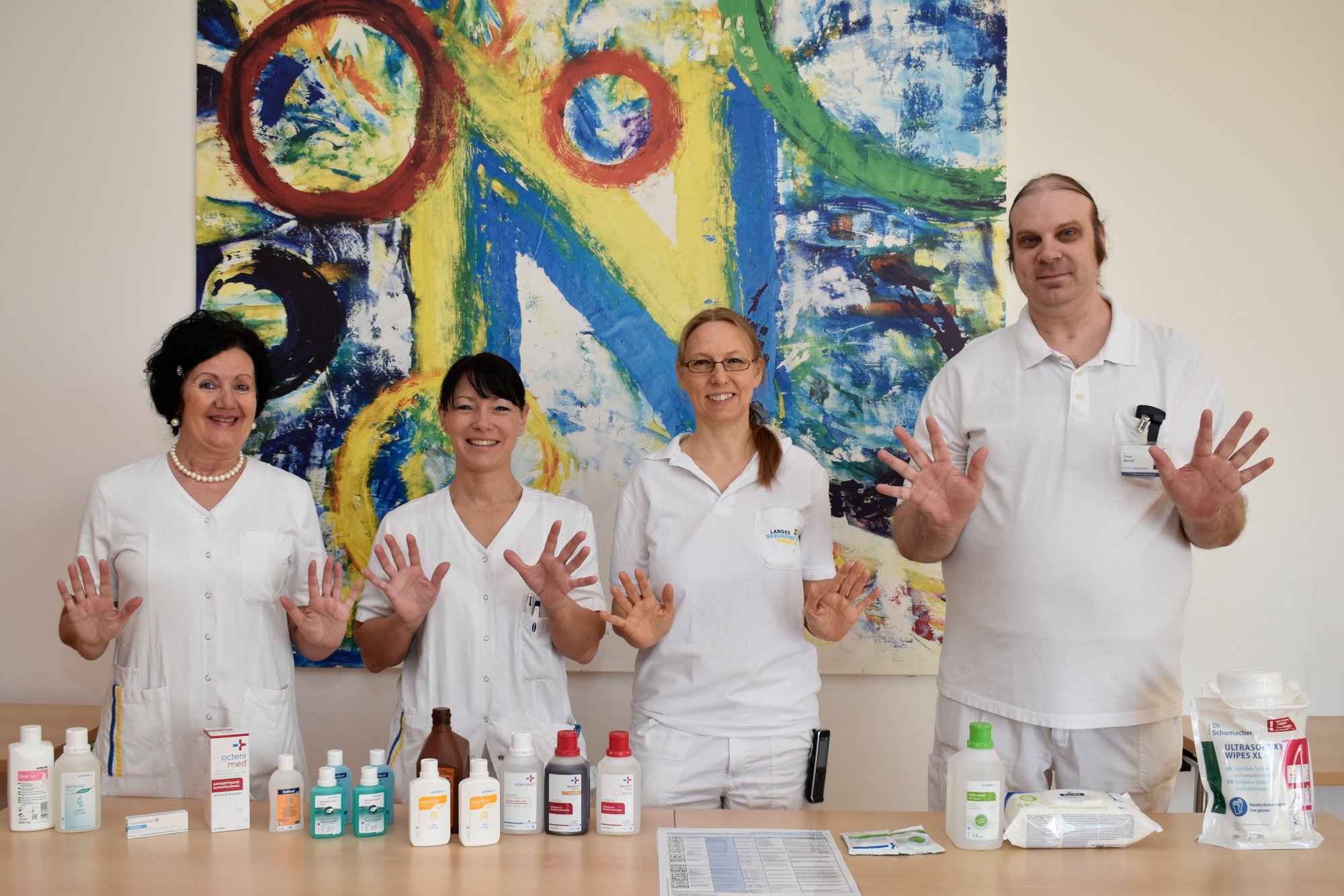 Das Hygieneteam am Klinikstandort Hollabrunn