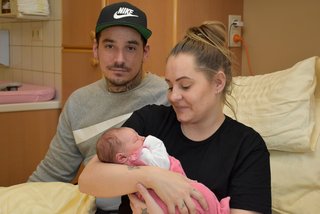 Neujahrsbaby Viktoria mit ihren Eltern