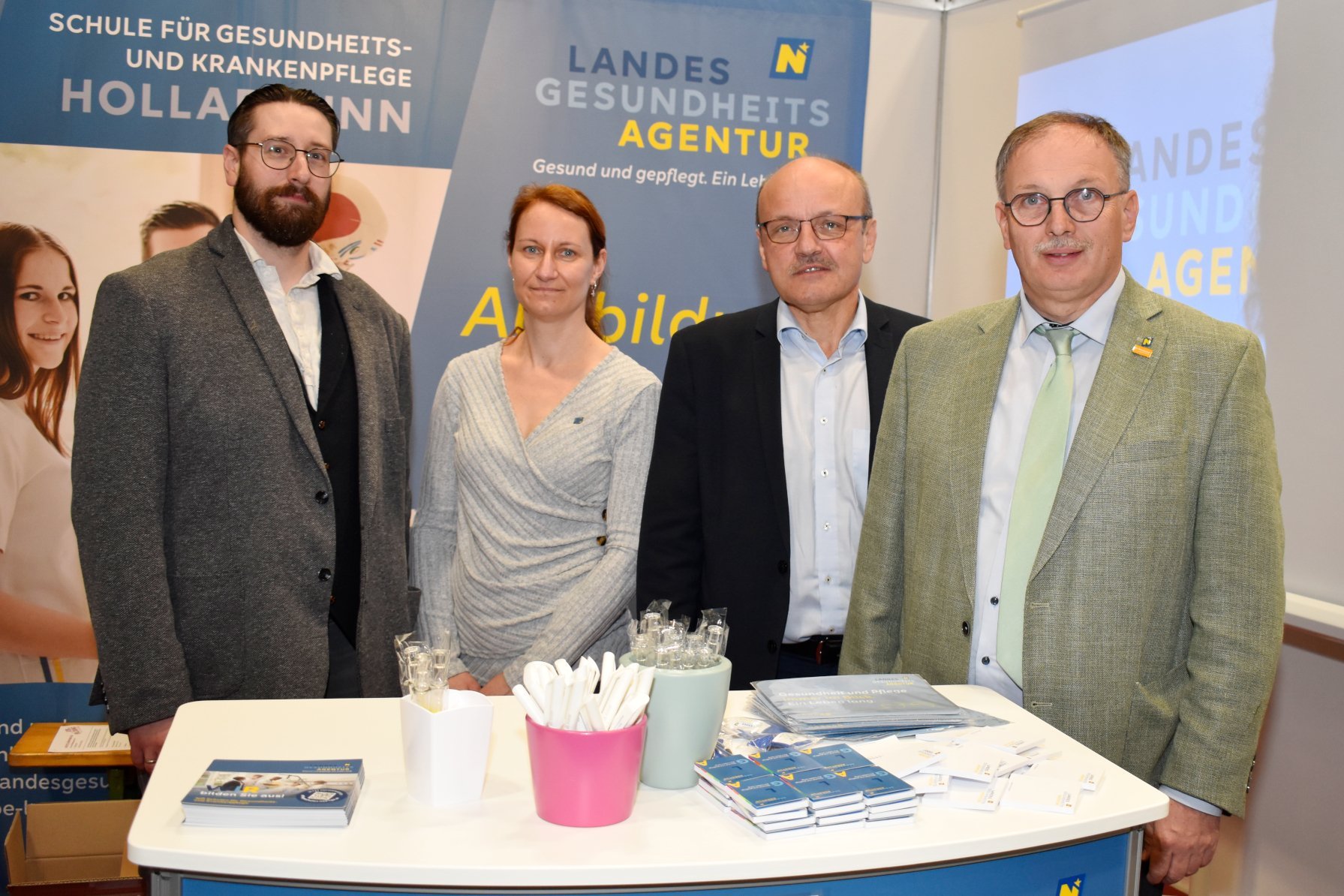 Die Schule für Gesundheits- und Krankenpflege Hollabrunn präsentierte sich bei der Messe