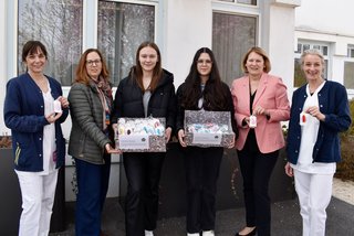 Die Schülerinnen und Schüler brachten einen Ostergruß