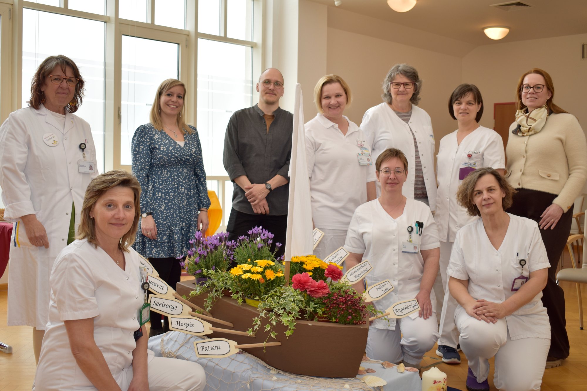 Das Palliativteam bei der Gedenkfeier