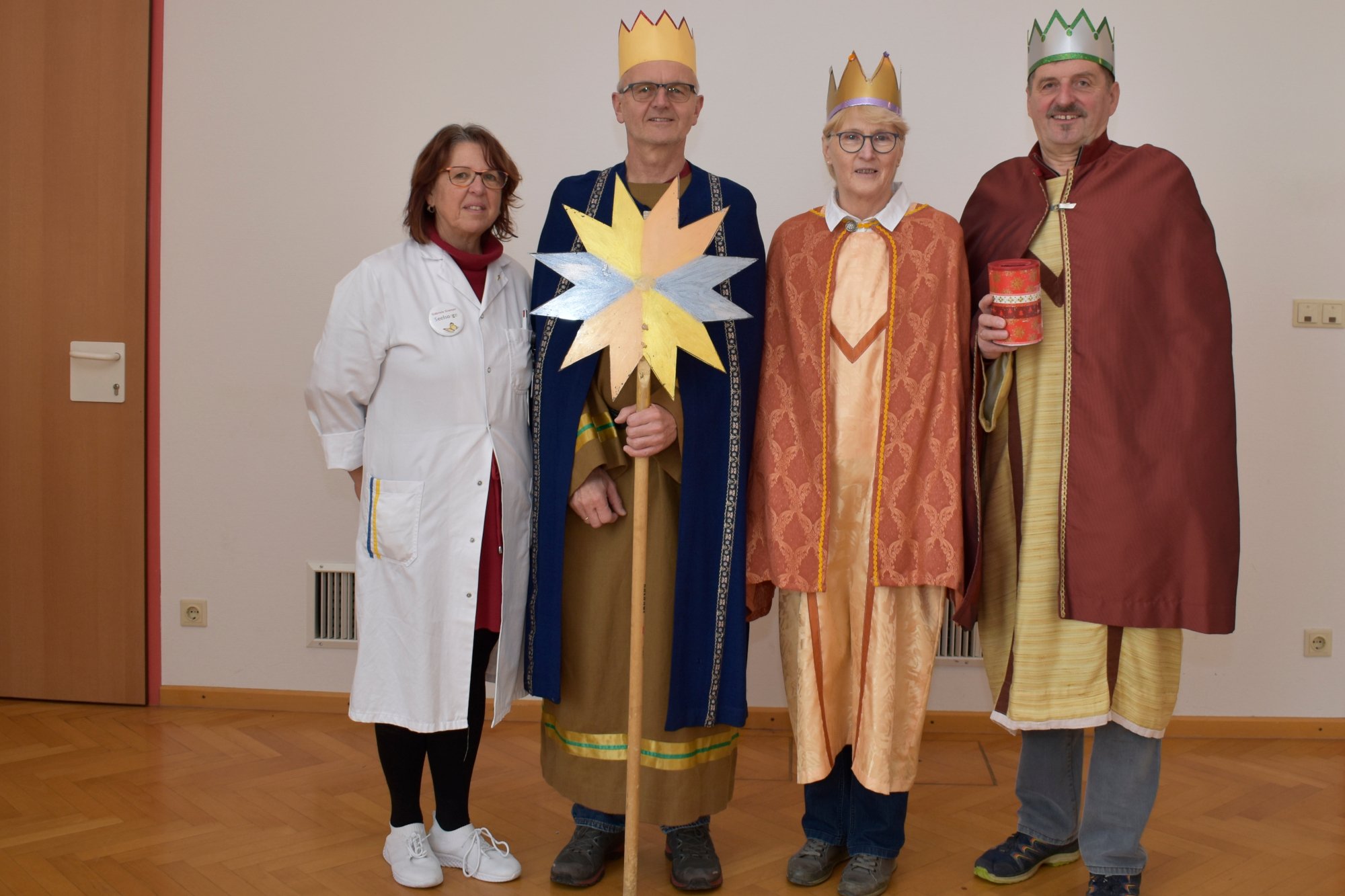 Die Sternsinger zu Besuch am Klinikstandort Hollabrunn