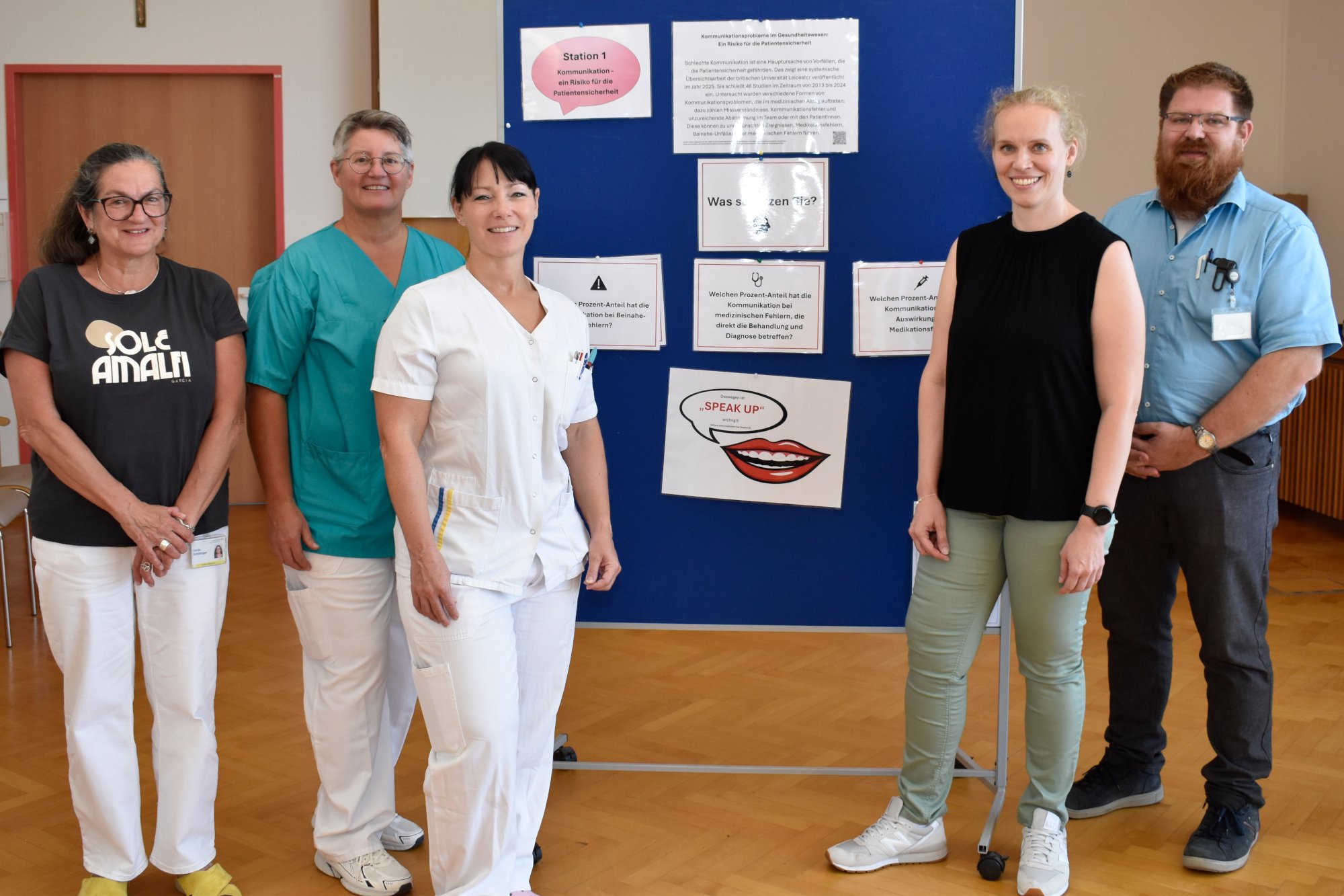 Gruppenfoto vom Patientensicherheitstag am Standort Hollabrunn