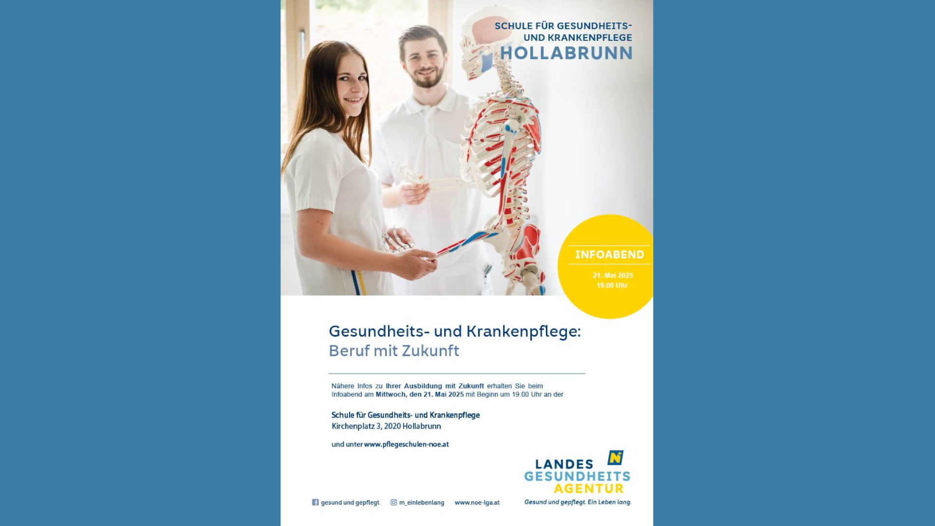 Plakat Infoabend