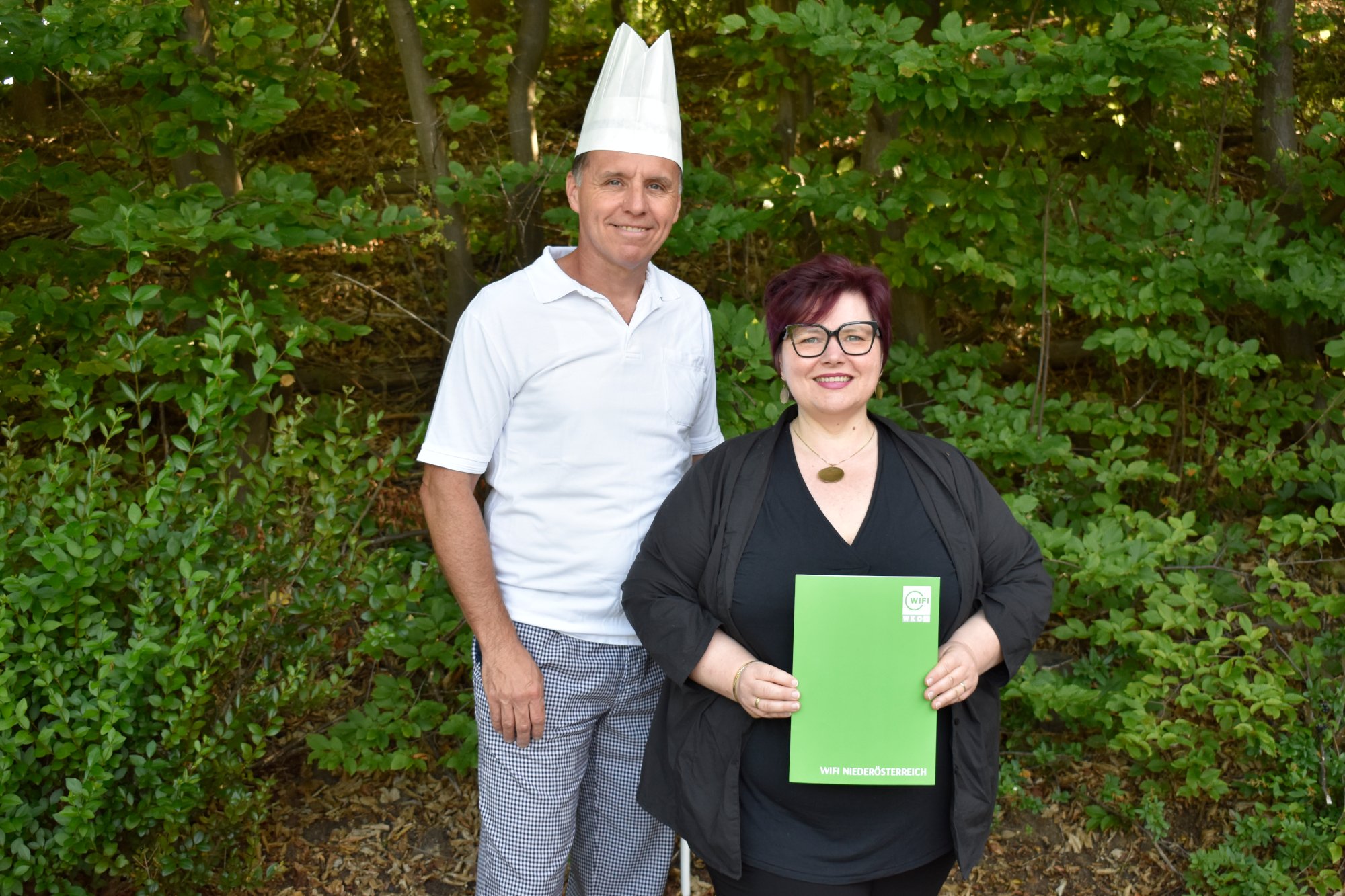 Küchenchef Michael Kührer gratulierte Elisabeth Sisa 