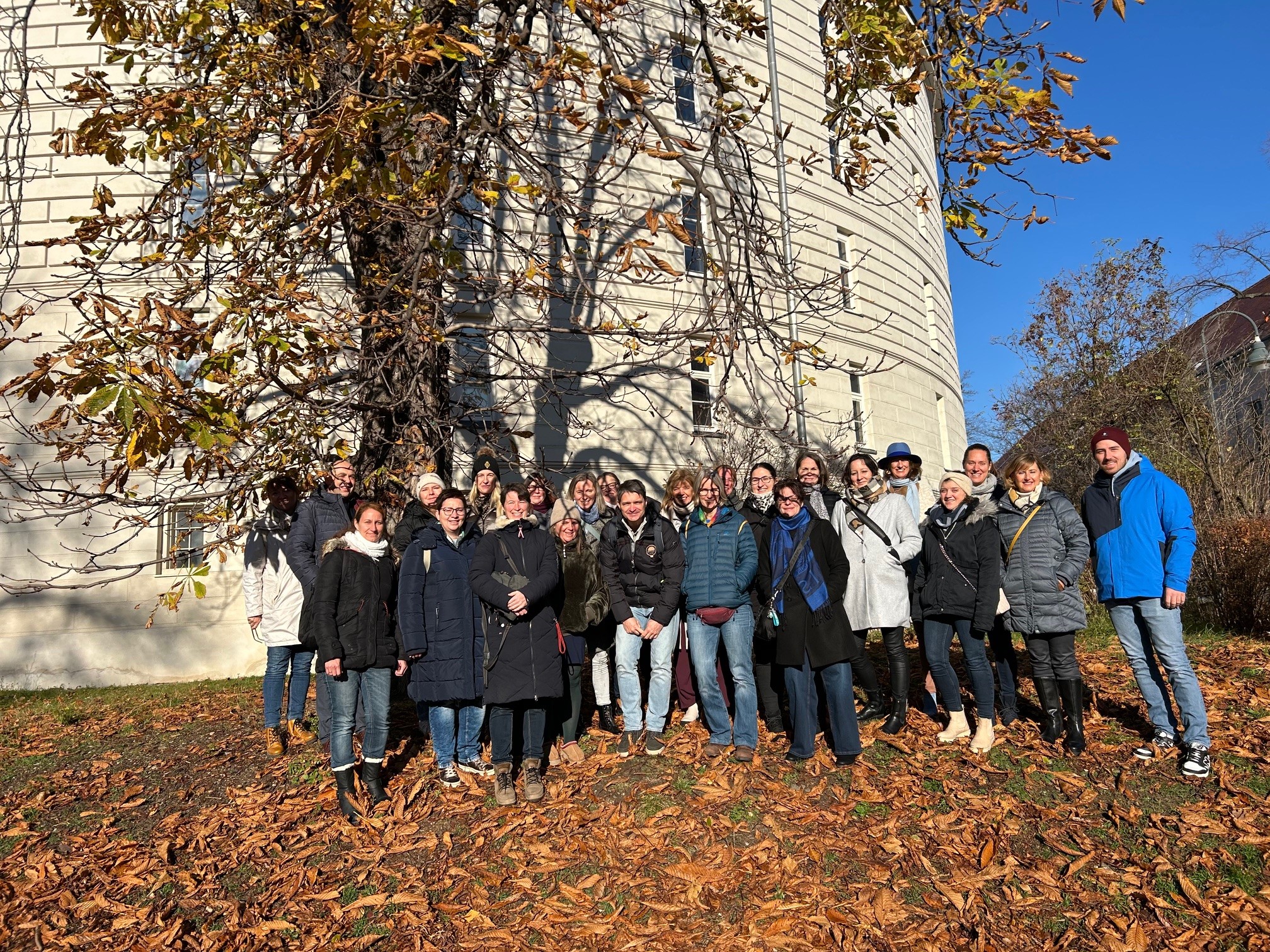 Die Praxisanleitergruppe beim Wien-Ausflug