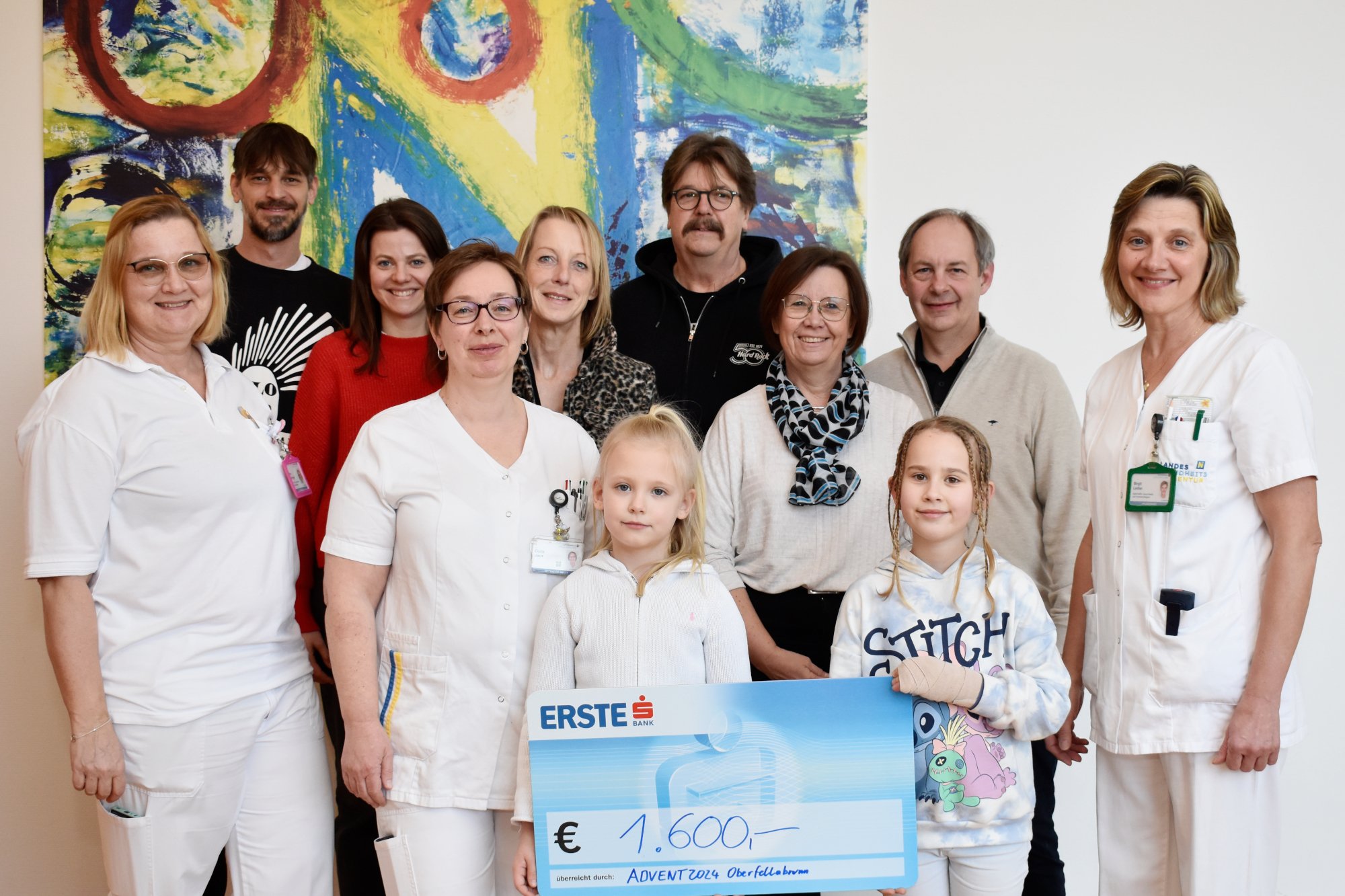 Das Palliativteam bedankte sich für die großzügige Spende