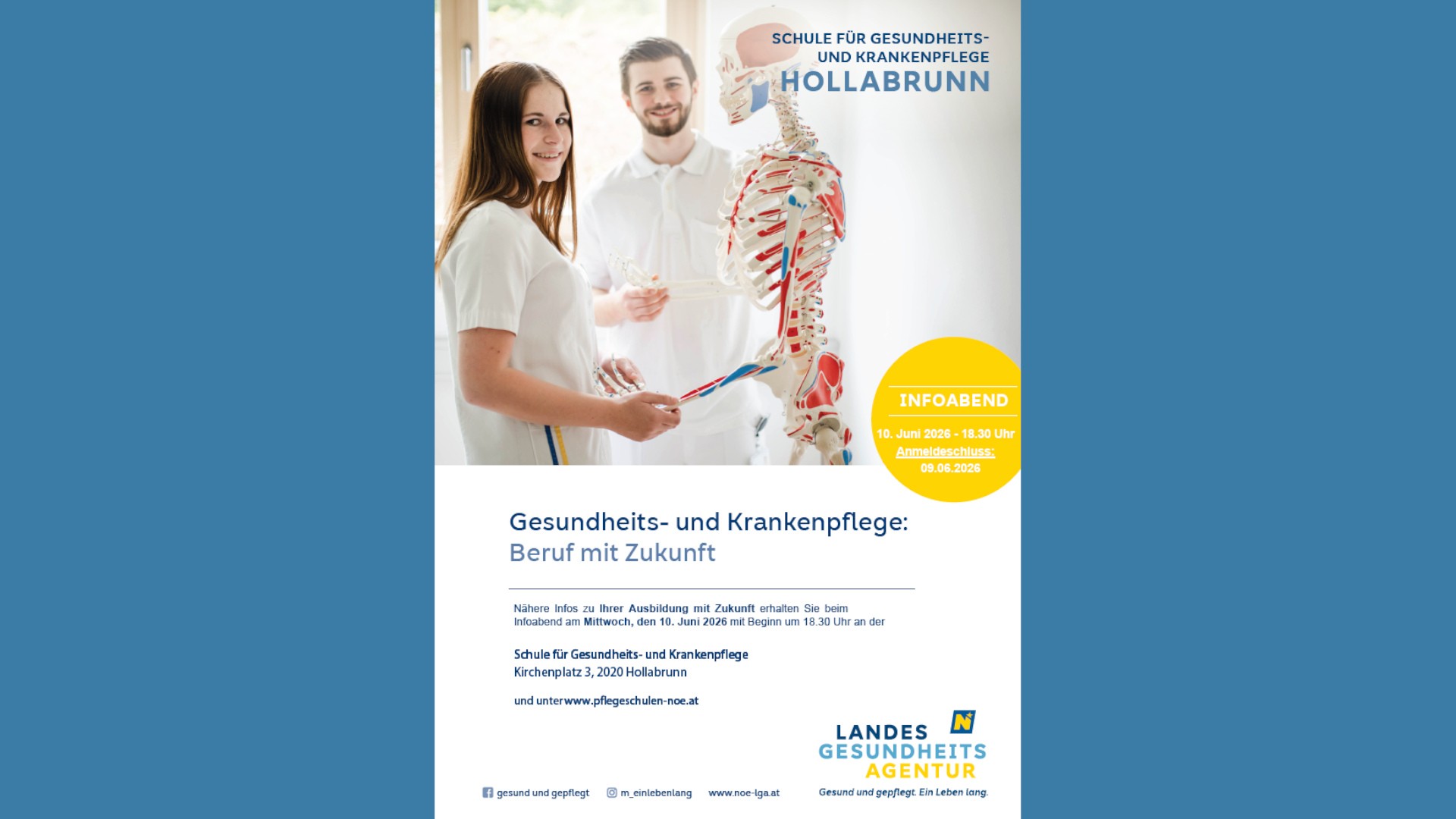 Plakat zum Infoabend